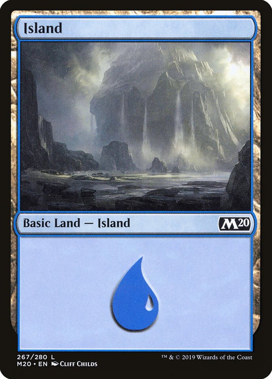 Island (#267): Core Set 2020