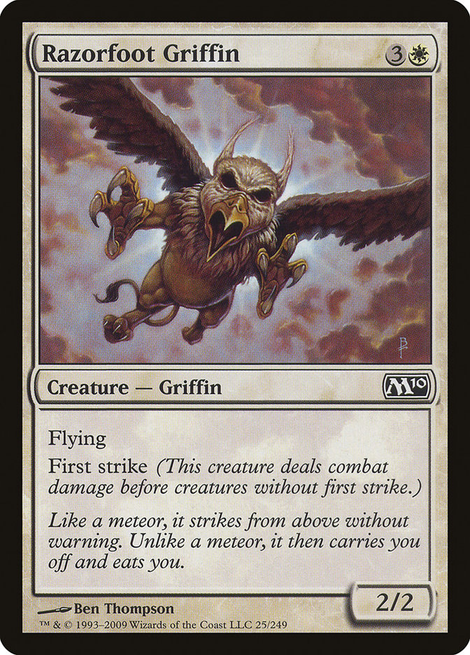 Razorfoot Griffin - (Foil): Magic 2010