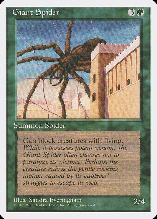 Giant Spider: Fourth Edition