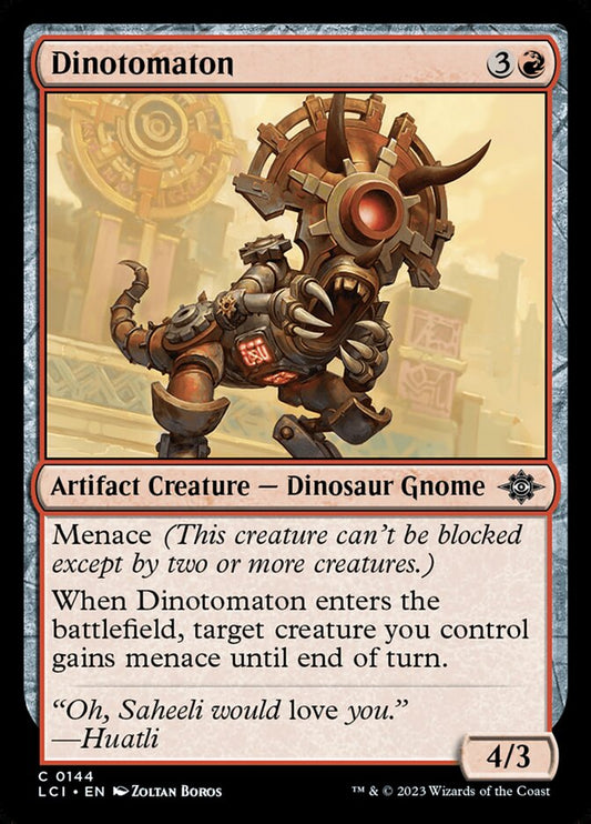 Dinotomaton - (Foil): Lost Caverns of Ixalan