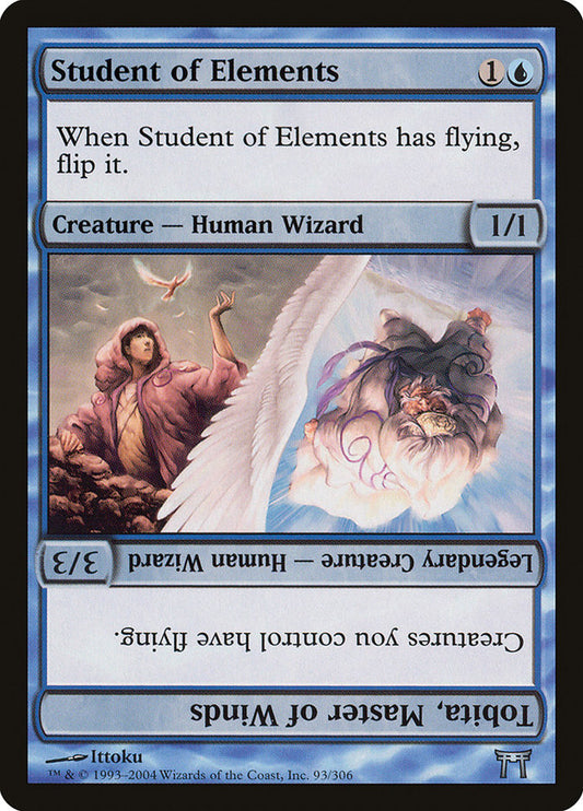Student of Elements // Tobita, Master of Winds: Champions of Kamigawa