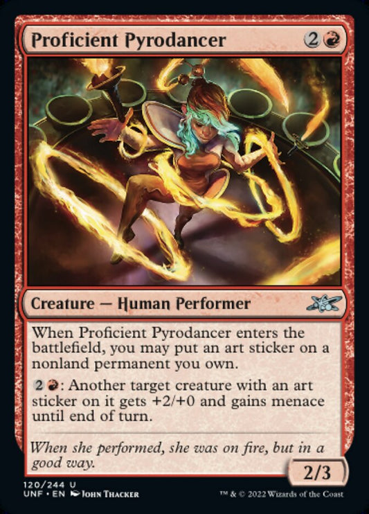 Proficient Pyrodancer - (Foil): Unfinity