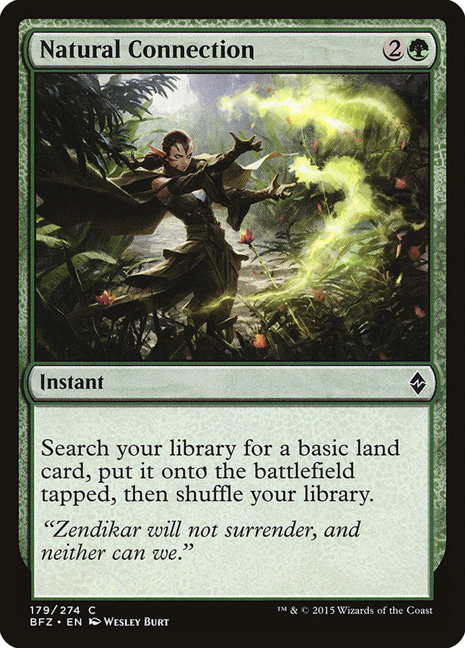 Natural Connection - (Foil): Battle for Zendikar