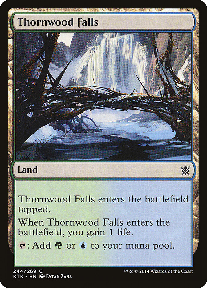 Thornwood Falls - (Foil): Khans of Tarkir