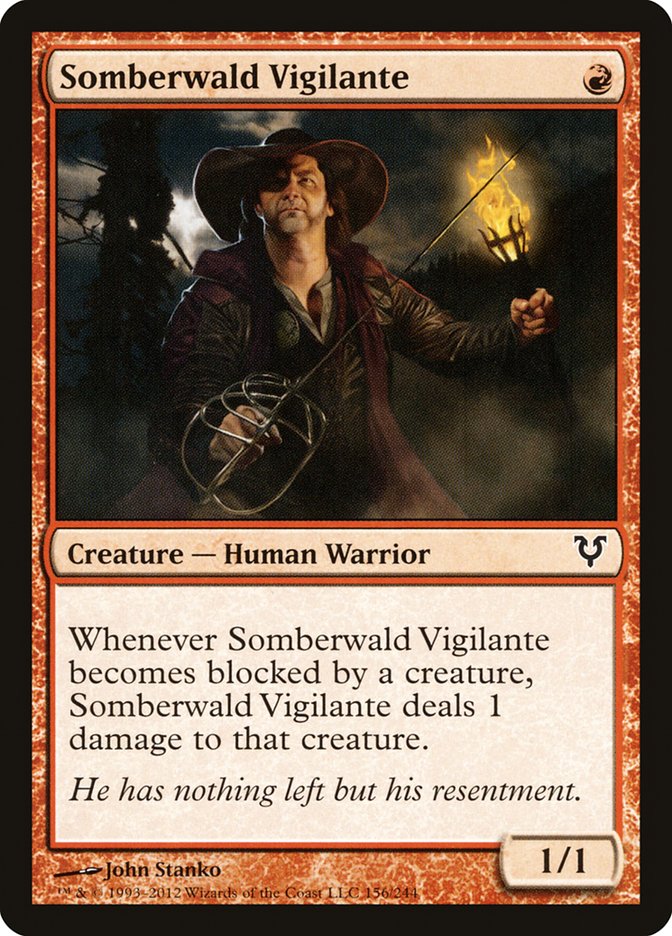 Somberwald Vigilante - (Foil): Avacyn Restored