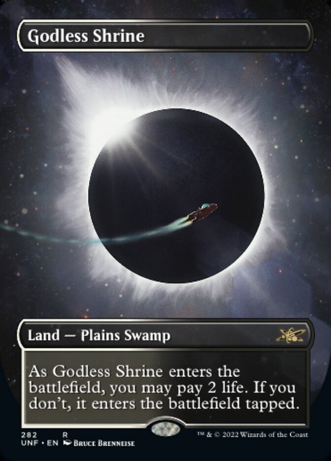 Godless Shrine (Borderless) - (Foil): Unfinity