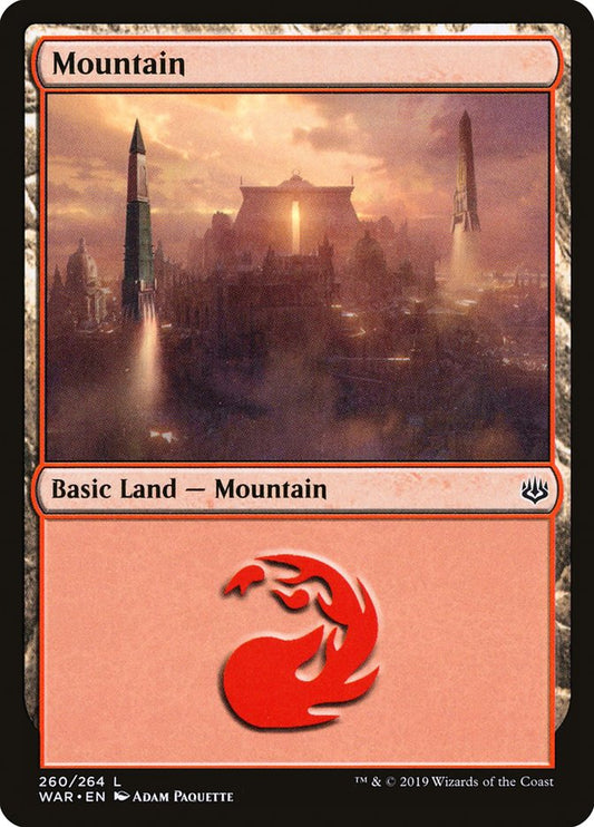 Mountain (#260) - (Foil): War of the Spark