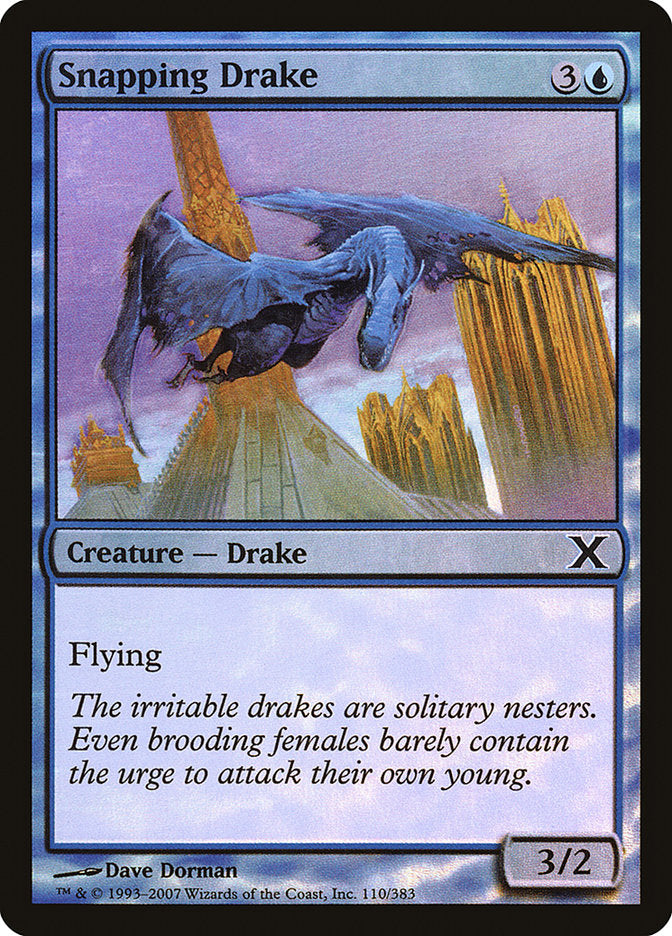 Snapping Drake - (Foil): Tenth Edition
