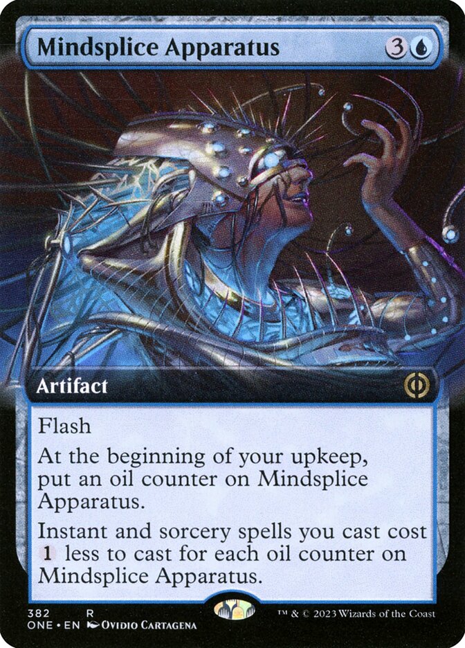 Mindsplice Apparatus (Extended Art) - (Foil): Phyrexia: All Will Be One