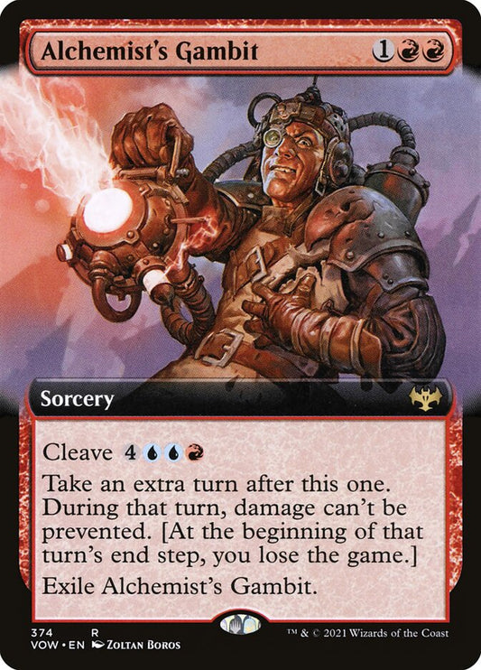 Alchemist's Gambit (Extended Art) - (Foil): Innistrad: Crimson Vow