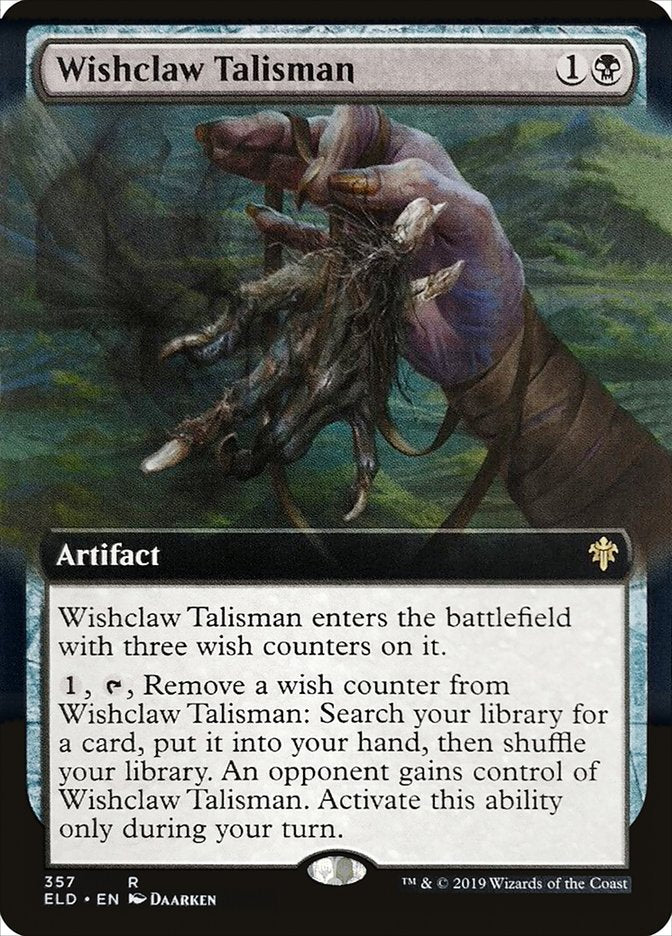 Wishclaw Talisman (Extended Art) - (Foil): Throne of Eldraine