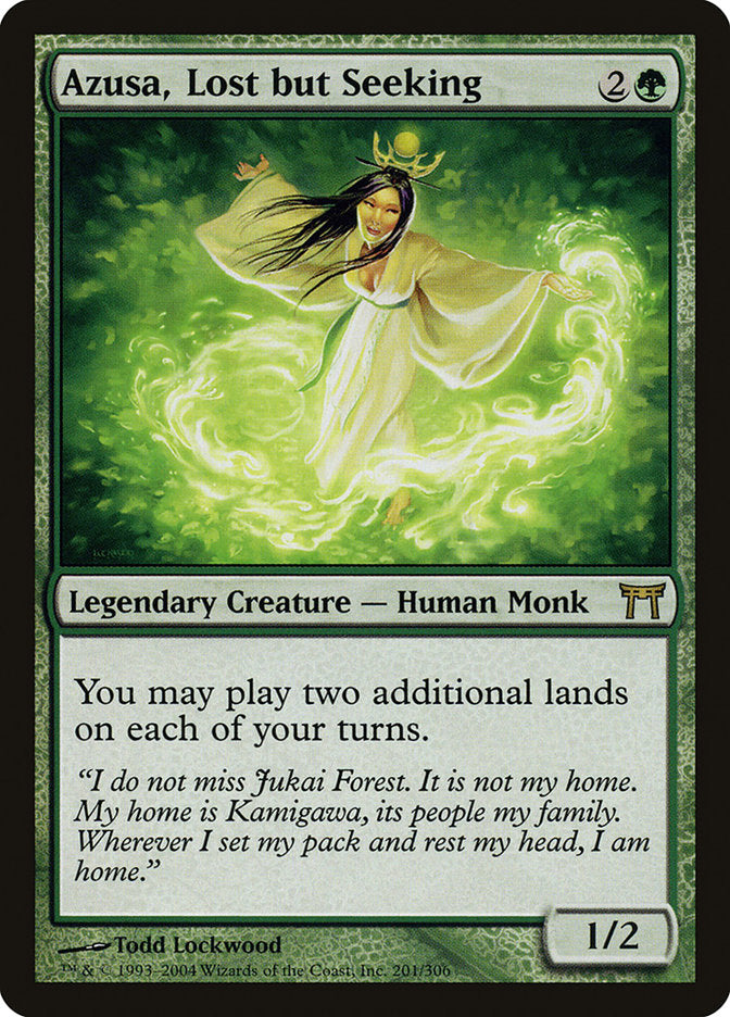 Azusa, Lost but Seeking - (Foil): Champions of Kamigawa