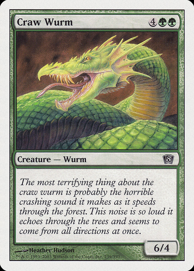 Craw Wurm: Eighth Edition