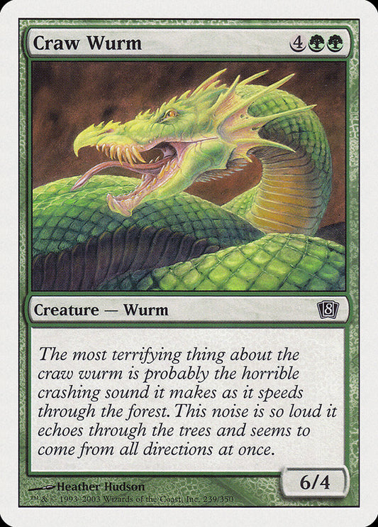 Craw Wurm: Eighth Edition