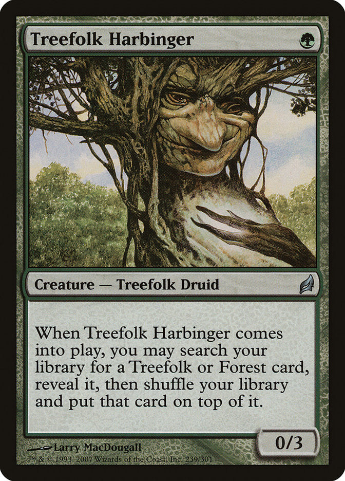 Treefolk Harbinger - (Foil): Lorwyn
