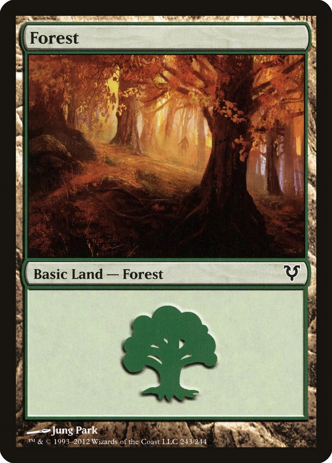 Forest (#243): Avacyn Restored