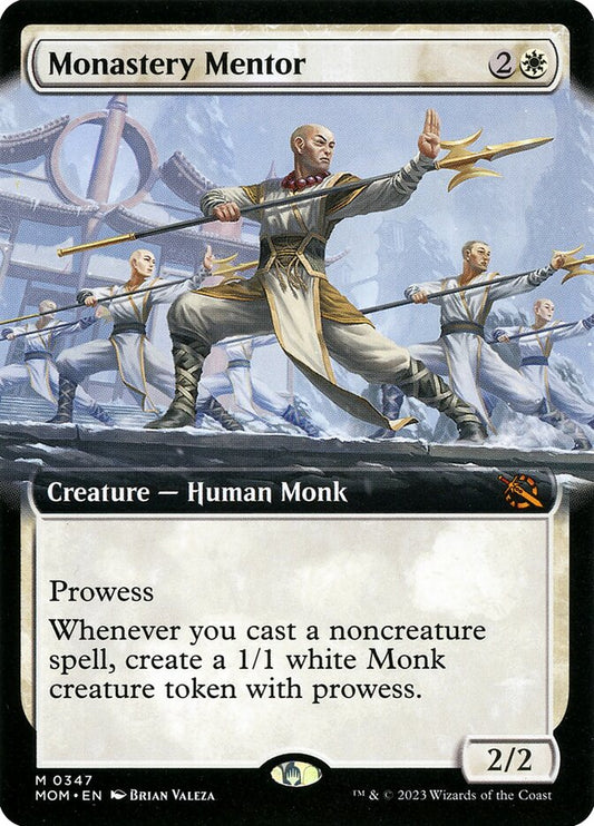 Monastery Mentor (Extended Art) - (Foil): March of the Machine