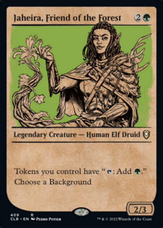Jaheira, Friend of the Forest (Showcase): Commander Legends: Battle for Baldur's Gate
