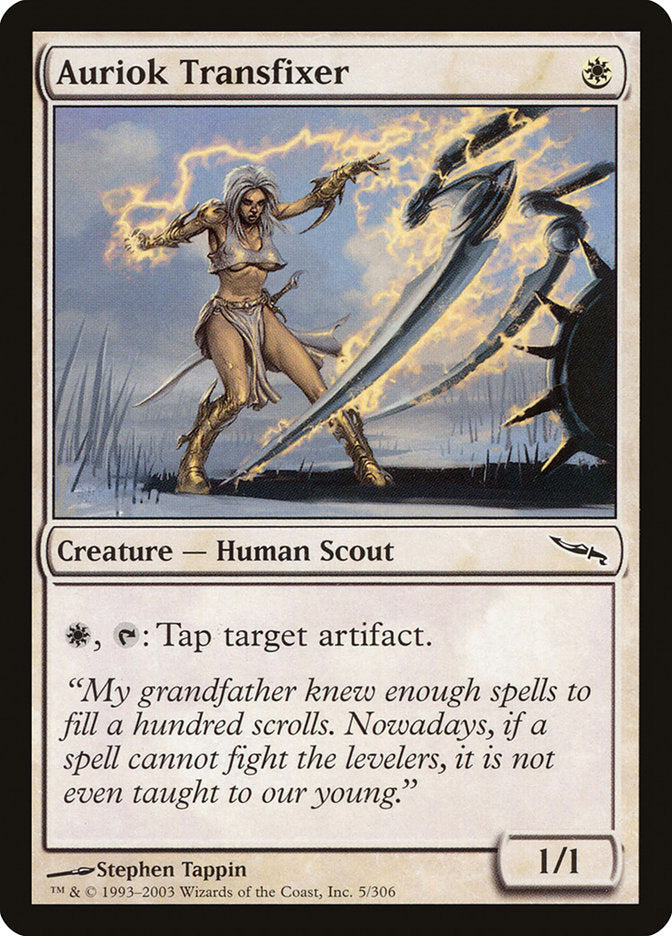 Auriok Transfixer - (Foil): Mirrodin