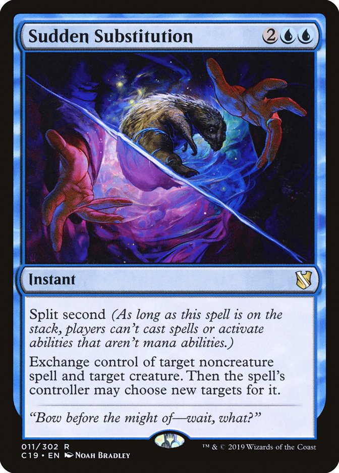 Sudden Substitution: Commander 2019