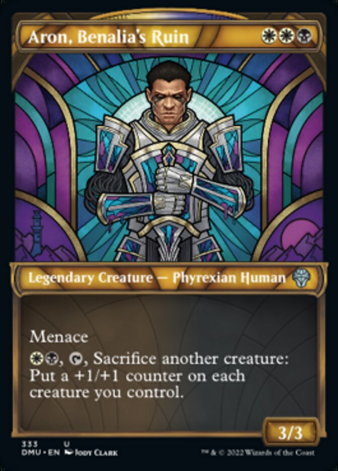 Aron, Benalia's Ruin (Showcase) (Textured Foil) - (Foil): Dominaria United