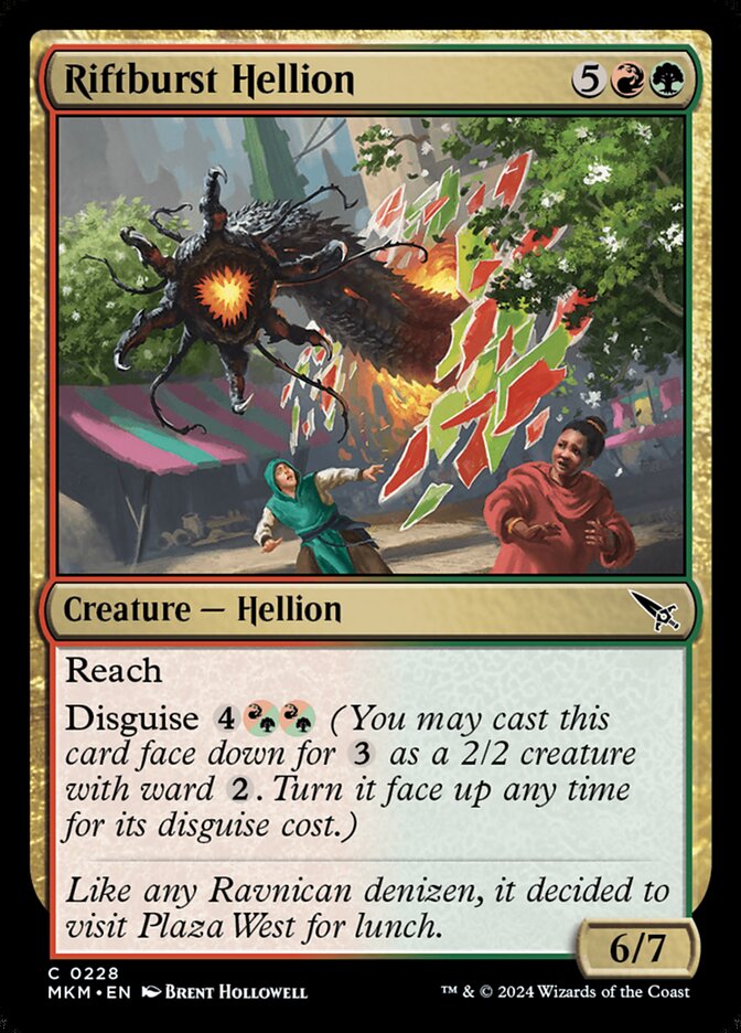 Riftburst Hellion - (Foil): Murders at Karlov Manor