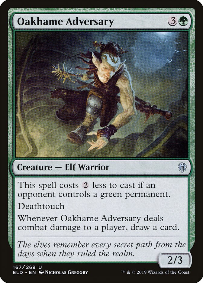 Oakhame Adversary - (Foil): Throne of Eldraine