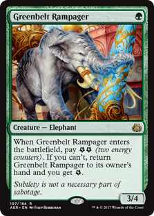 Greenbelt Rampager: Aether Revolt