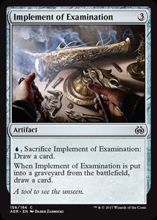 Implement of Examination: Aether Revolt