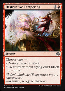 Destructive Tampering: Aether Revolt