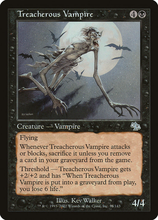 Treacherous Vampire - (Foil): Judgment