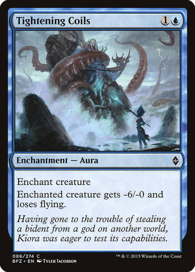 Tightening Coils - (Foil): Battle for Zendikar