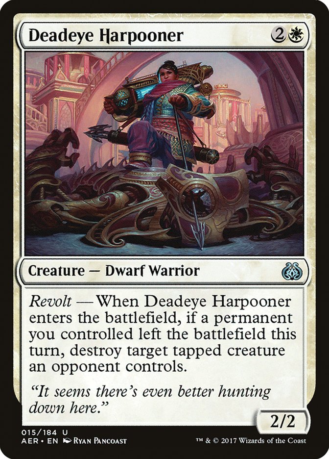 Deadeye Harpooner - (Foil): Aether Revolt