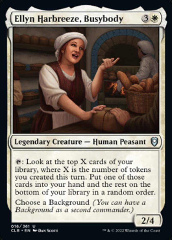 Ellyn Harbreeze, Busybody: Commander Legends: Battle for Baldur's Gate