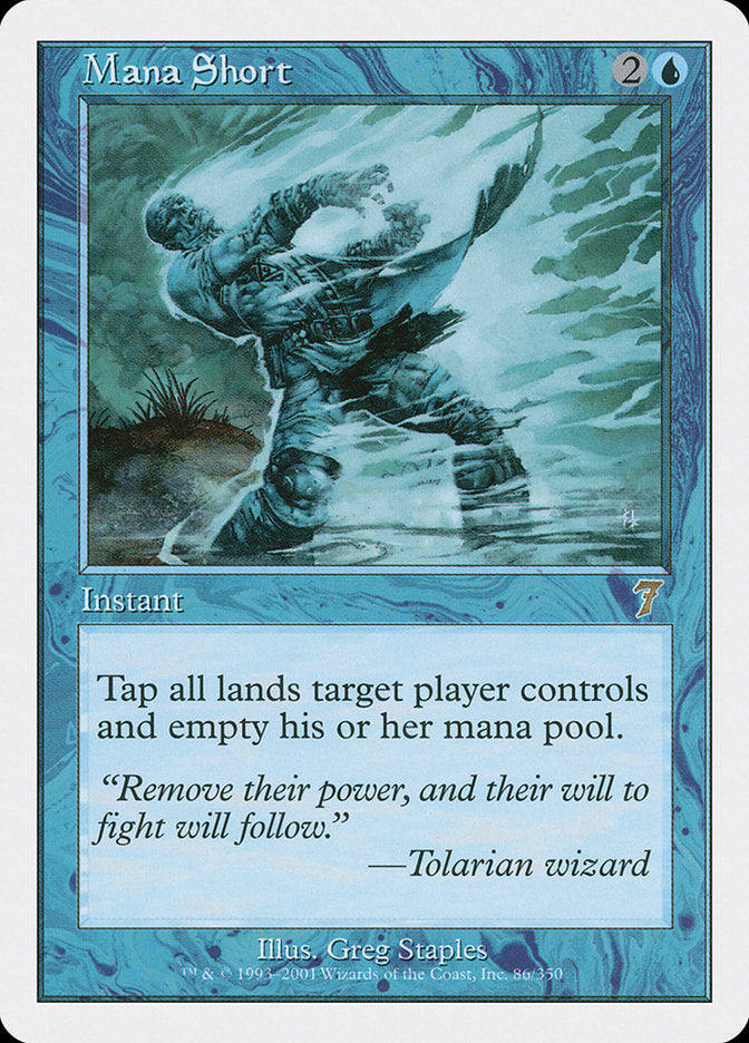 Mana Short - (Foil): Seventh Edition