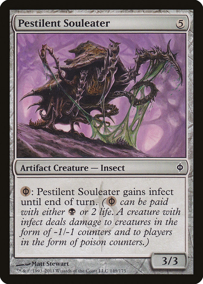Pestilent Souleater - (Foil): New Phyrexia