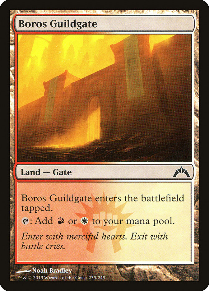 Boros Guildgate - (Foil): Gatecrash