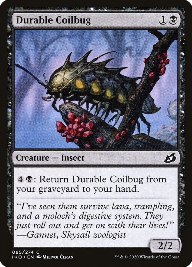 Durable Coilbug - (Foil): Ikoria: Lair of Behemoths