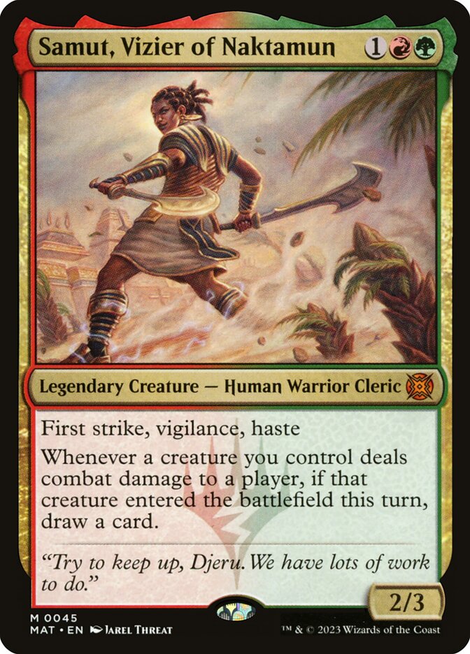 Samut, Vizier of Naktamun: March of the Machine: The Aftermath