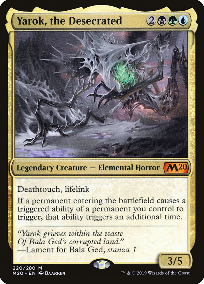 Yarok, the Desecrated - (Foil): Core Set 2020