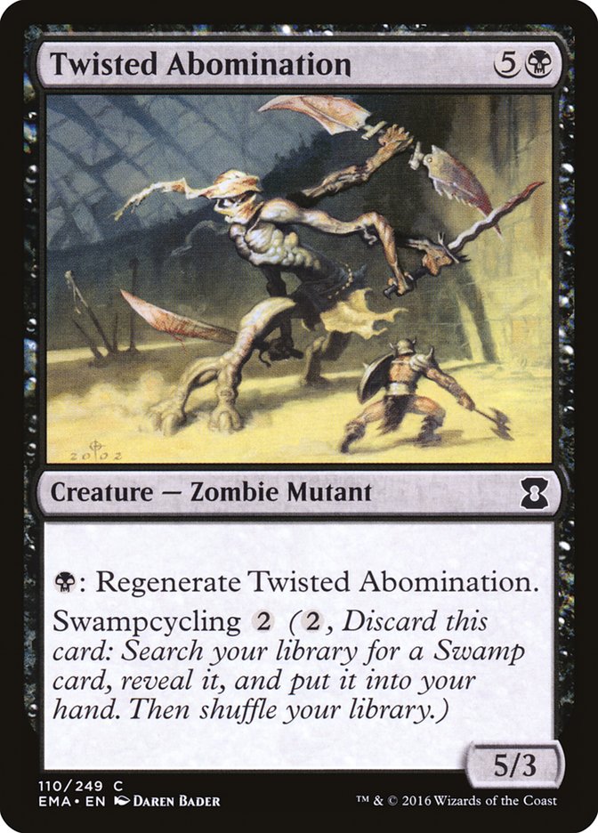 Twisted Abomination - (Foil): Eternal Masters