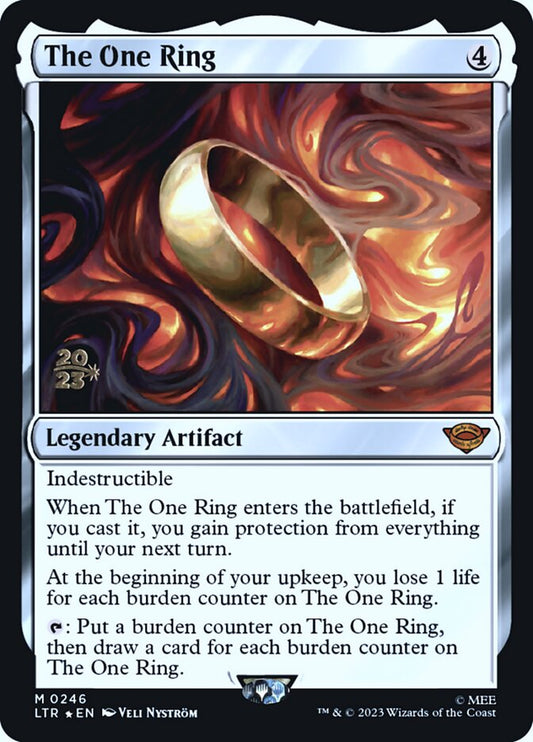 The One Ring (Prerelease) (The Lord of the Rings) - (Foil): Tales of Middle-earth Promos