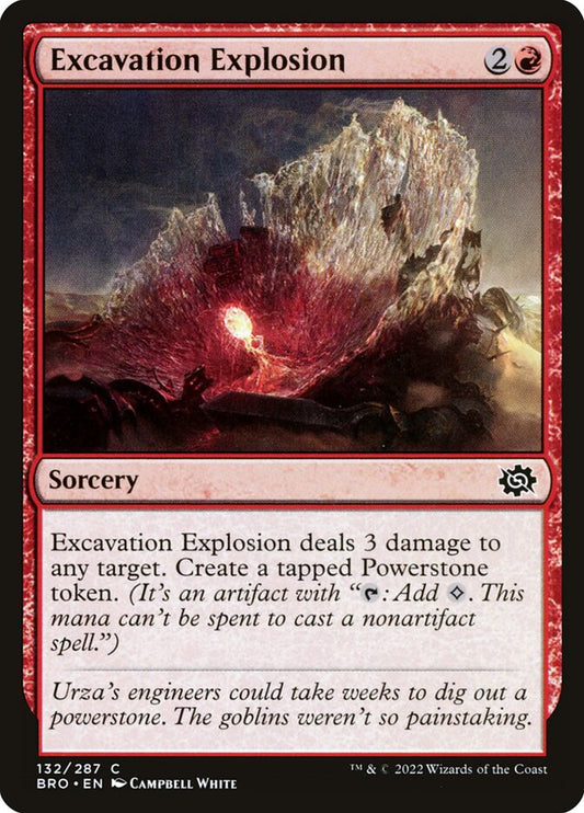 Excavation Explosion - (Foil): The Brothers' War