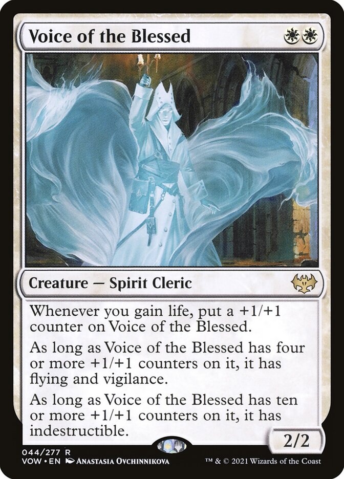 Voice of the Blessed - (Foil): Innistrad: Crimson Vow