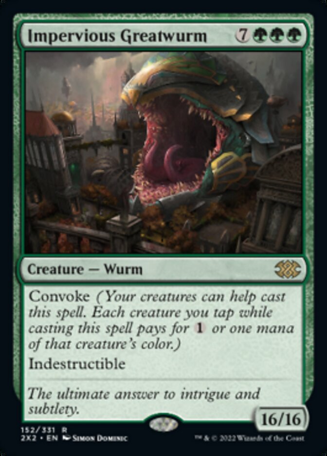 Impervious Greatwurm: Double Masters 2022