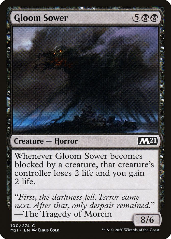 Gloom Sower - (Foil): Core Set 2021