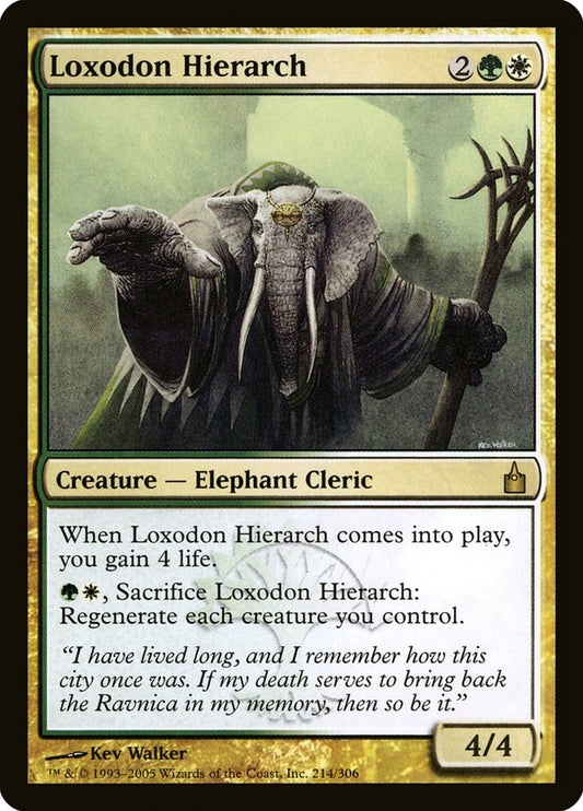 Loxodon Hierarch - (Foil): Ravnica: City of Guilds