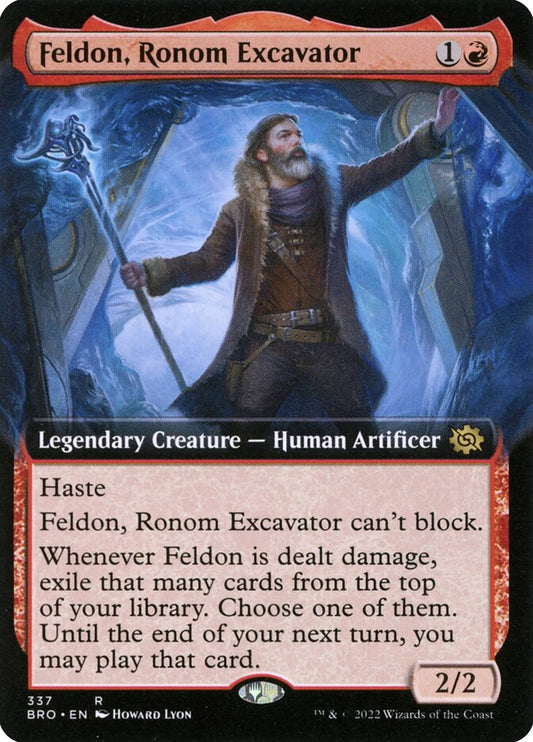 Feldon, Ronom Excavator (Extended Art) - (Foil): The Brothers' War