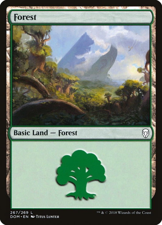 Forest (#267): Dominaria