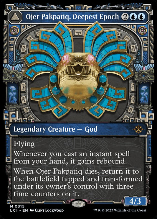 Ojer Pakpatiq, Deepest Epoch // Temple of Cyclical Time (Showcase) - (Foil): Lost Caverns of Ixalan